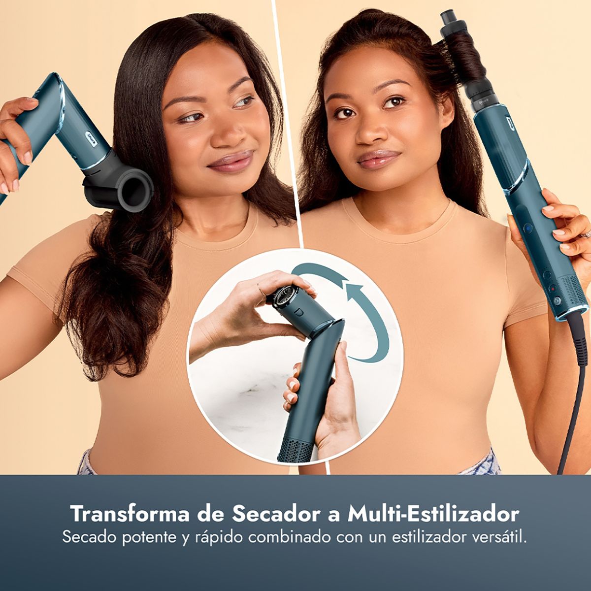 SHARK - Secador Flexstyle 5 En 1 Teal 