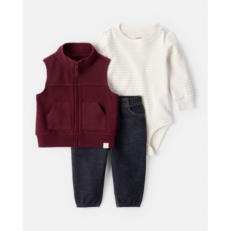 CARTER'S - Conjunto Bebé Niño 3 Piezas Carters