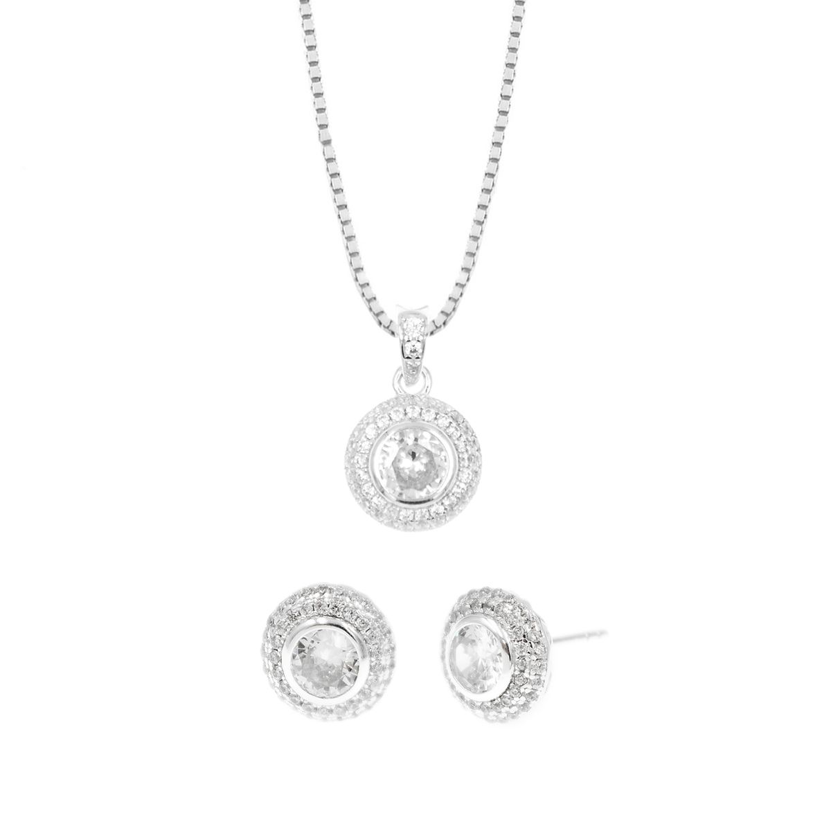 BALIQ - Set Roseta Luminoso Plata 925