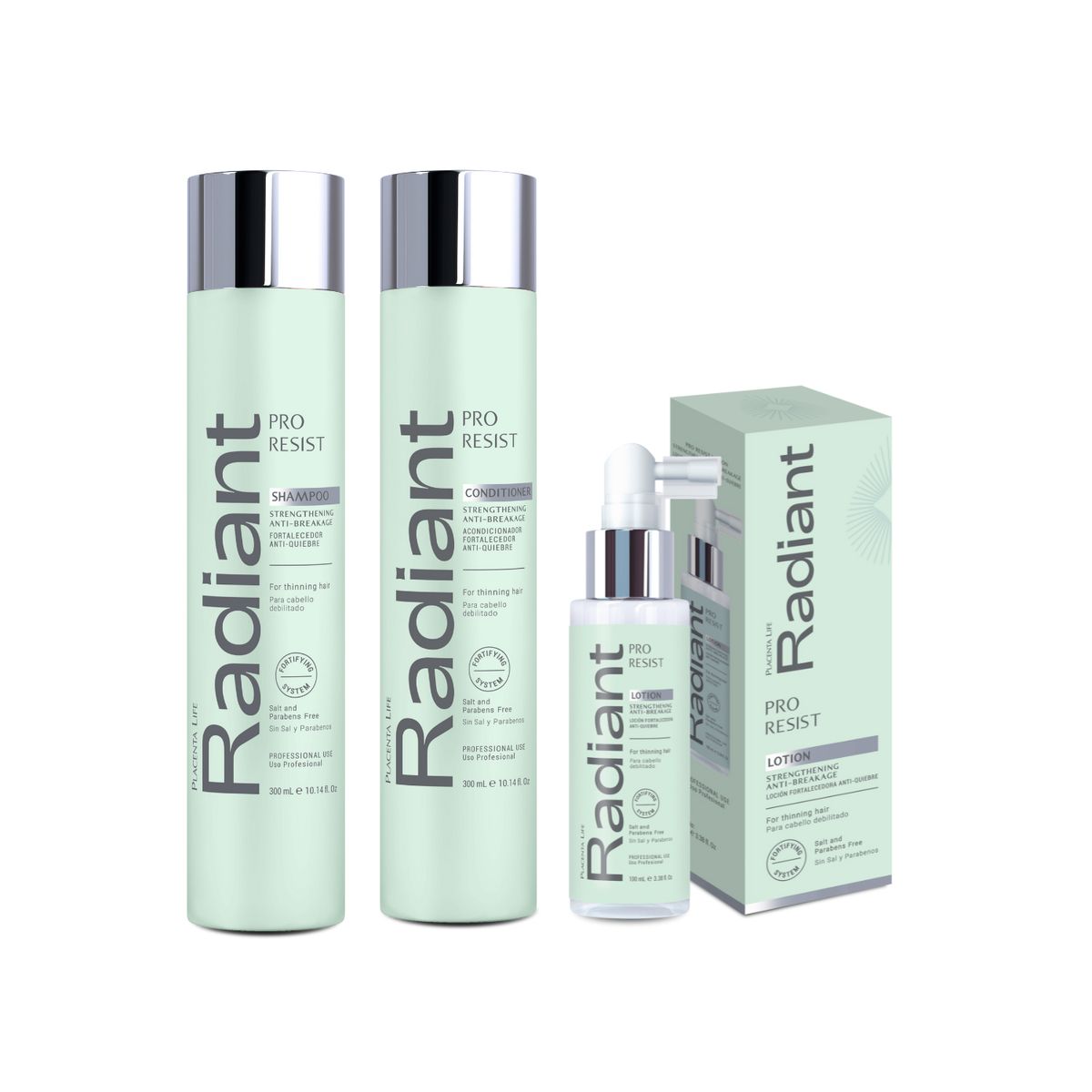 RADIANT - Set Para Cabello Débil Pro Resist 300ml