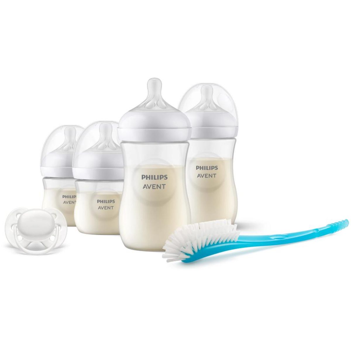 PHILIPS AVENT - Set Natural 3.0  Biberon 2x125ml + Biberon 2x260 Ml + Cepillo + Chupon