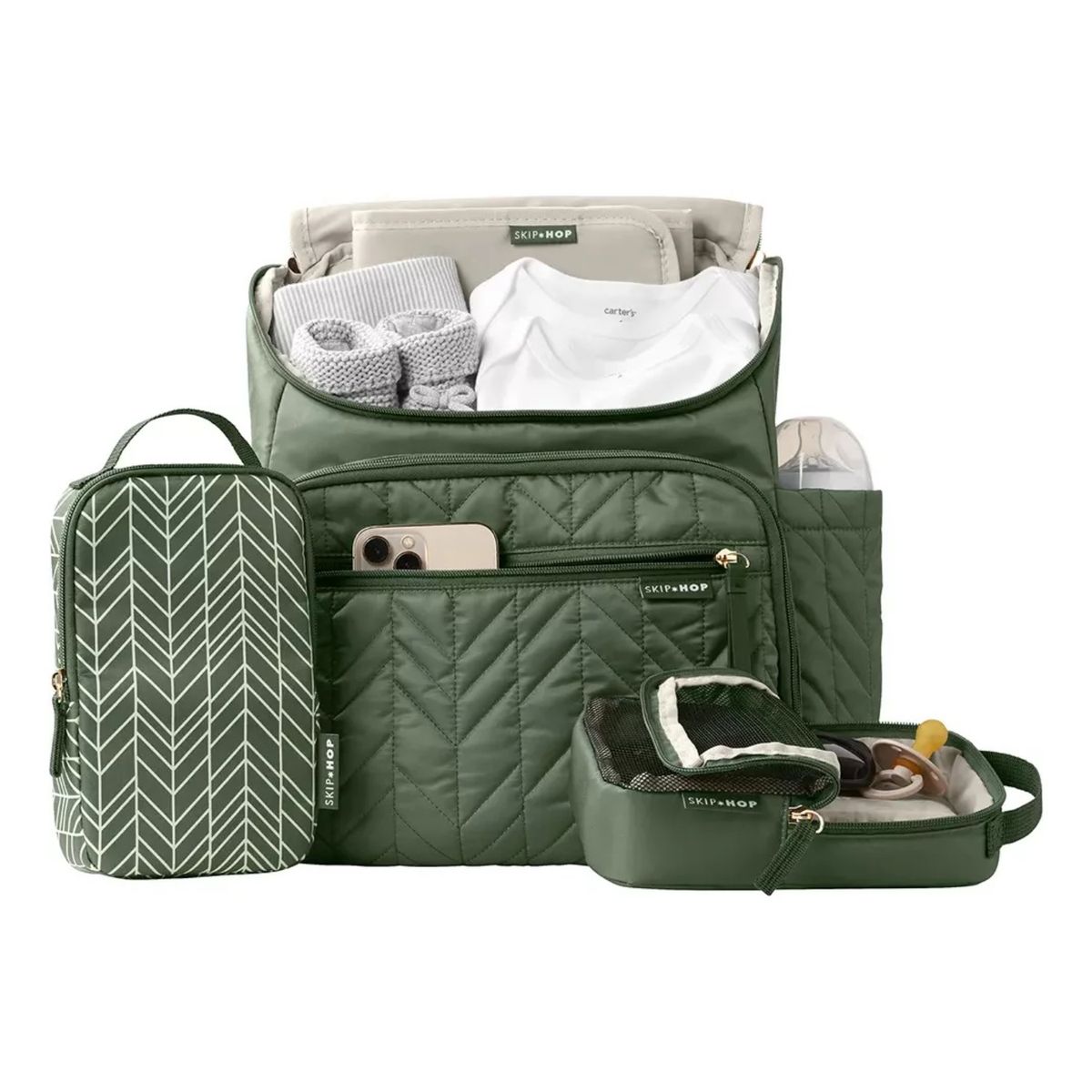 SKIP HOP - Bolso Pañalero Forma Verde