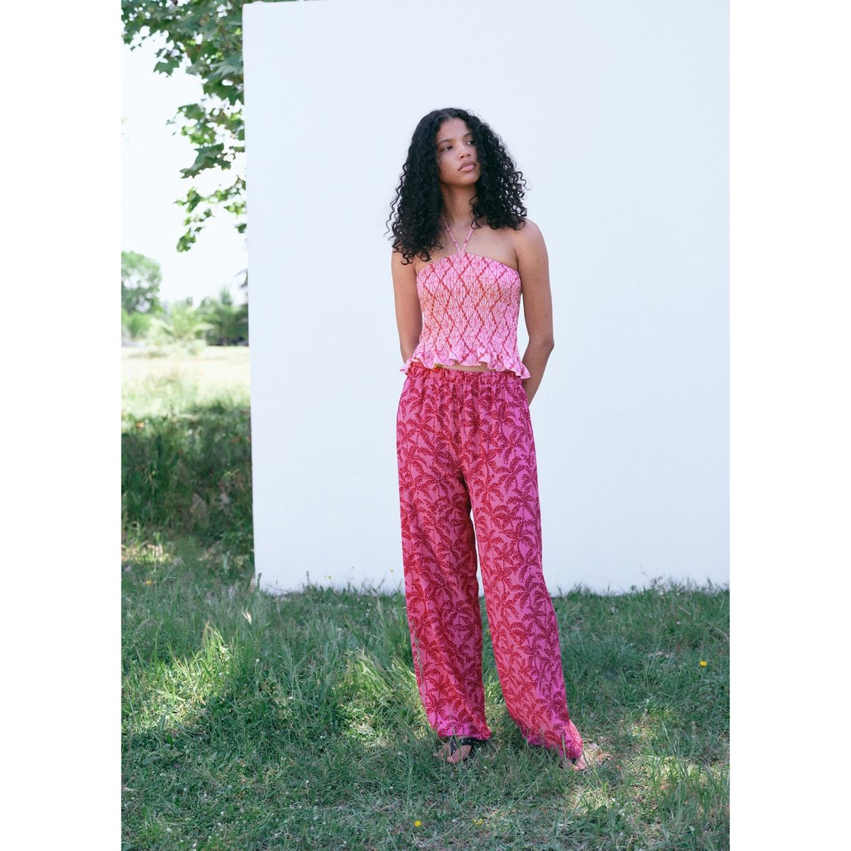 MANGO TEEN - Pantalón Casual Mujer Mango Teen