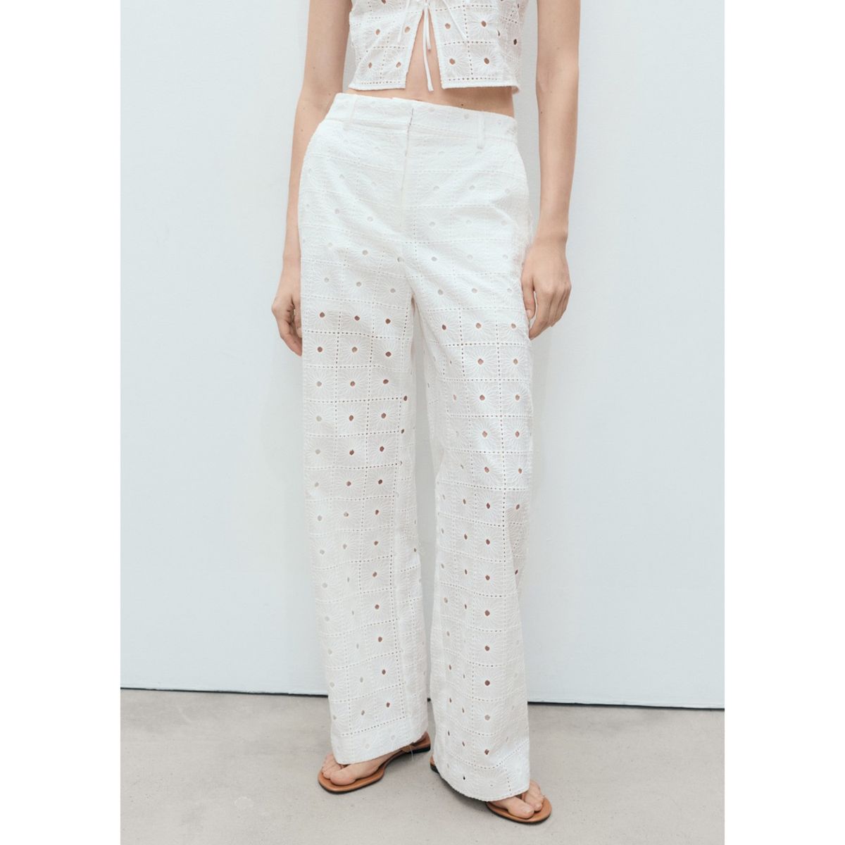 MANGO - Pantalón Recto Mujer Mango.