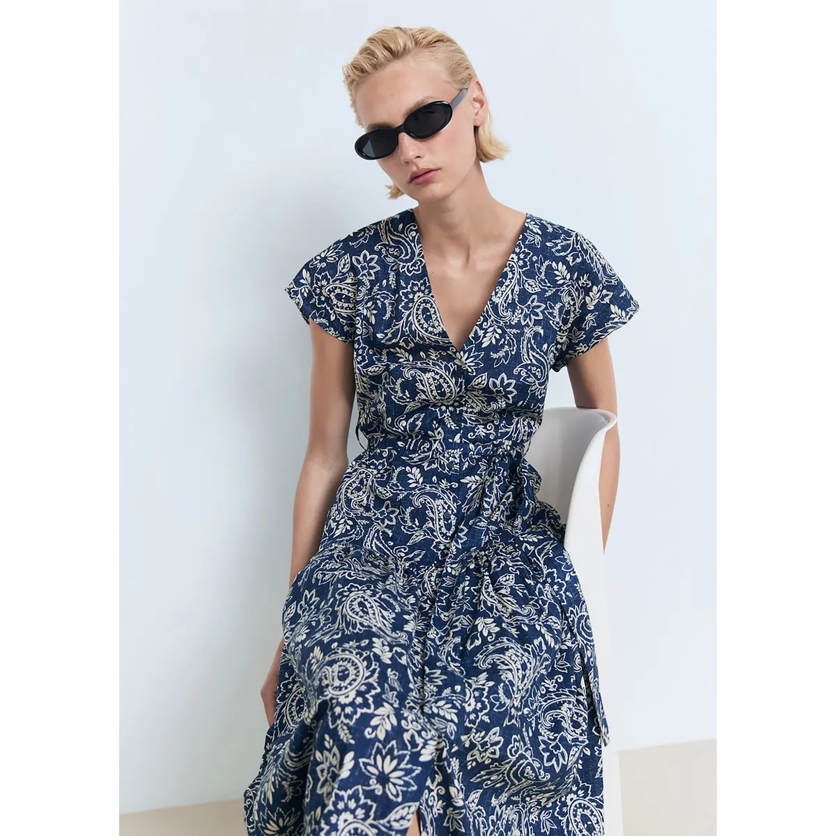 MANGO - Vestido Largo Mujer Mango