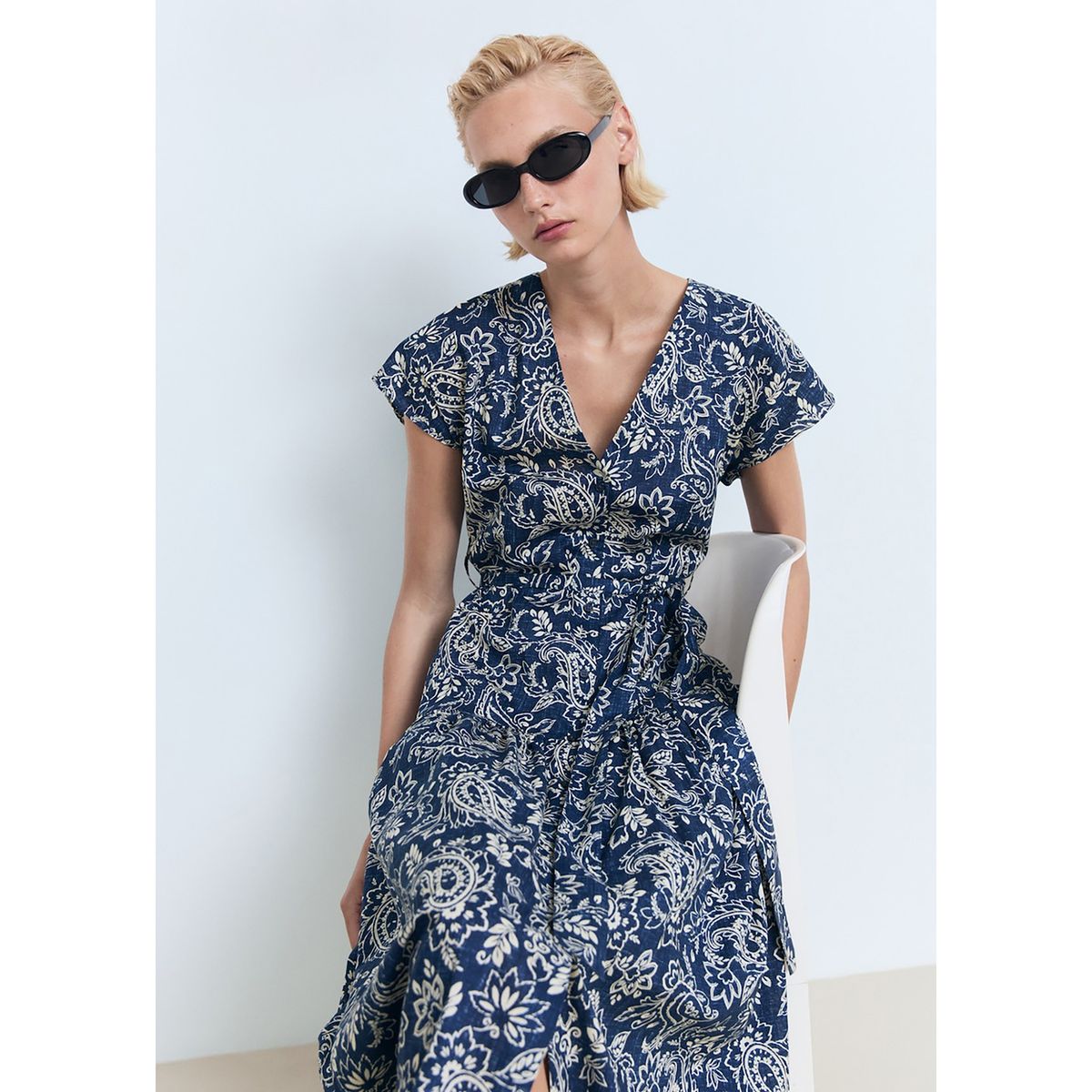 MANGO - Vestido Largo Mujer Mango