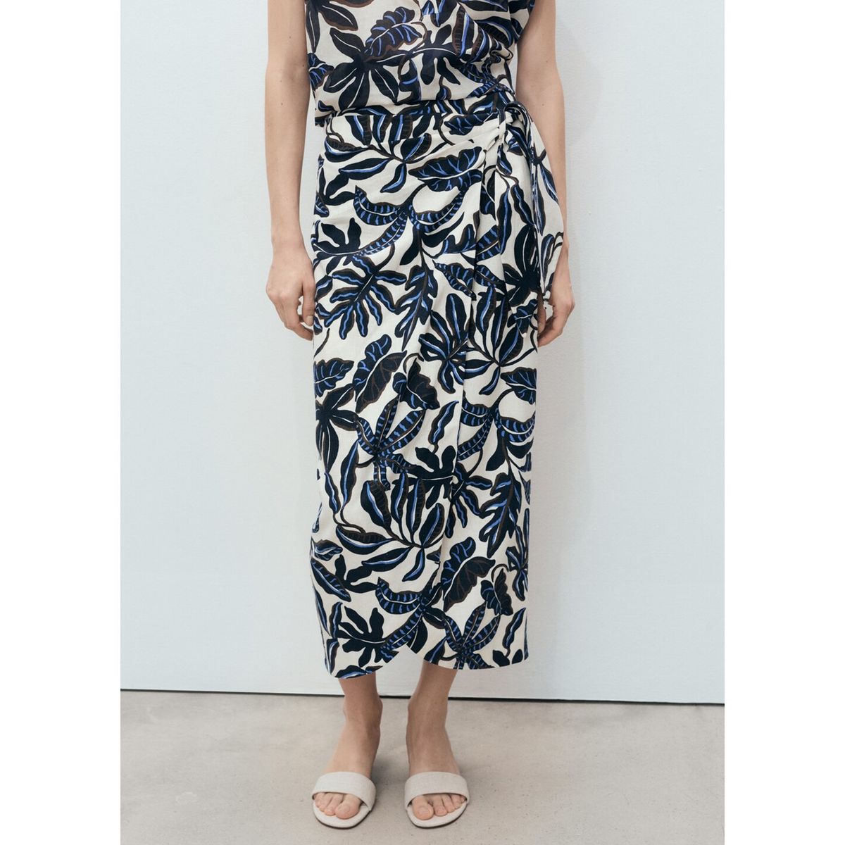 MANGO - Falda Larga Mujer Mango