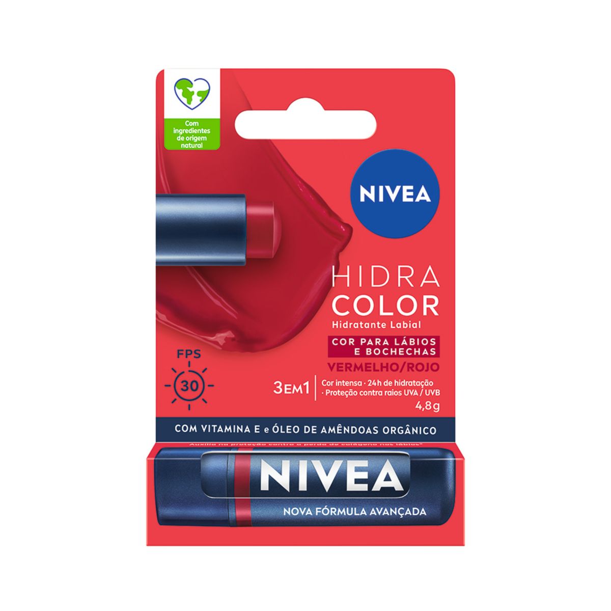 NIVEA - Nivea Lip Care Red 4,8g