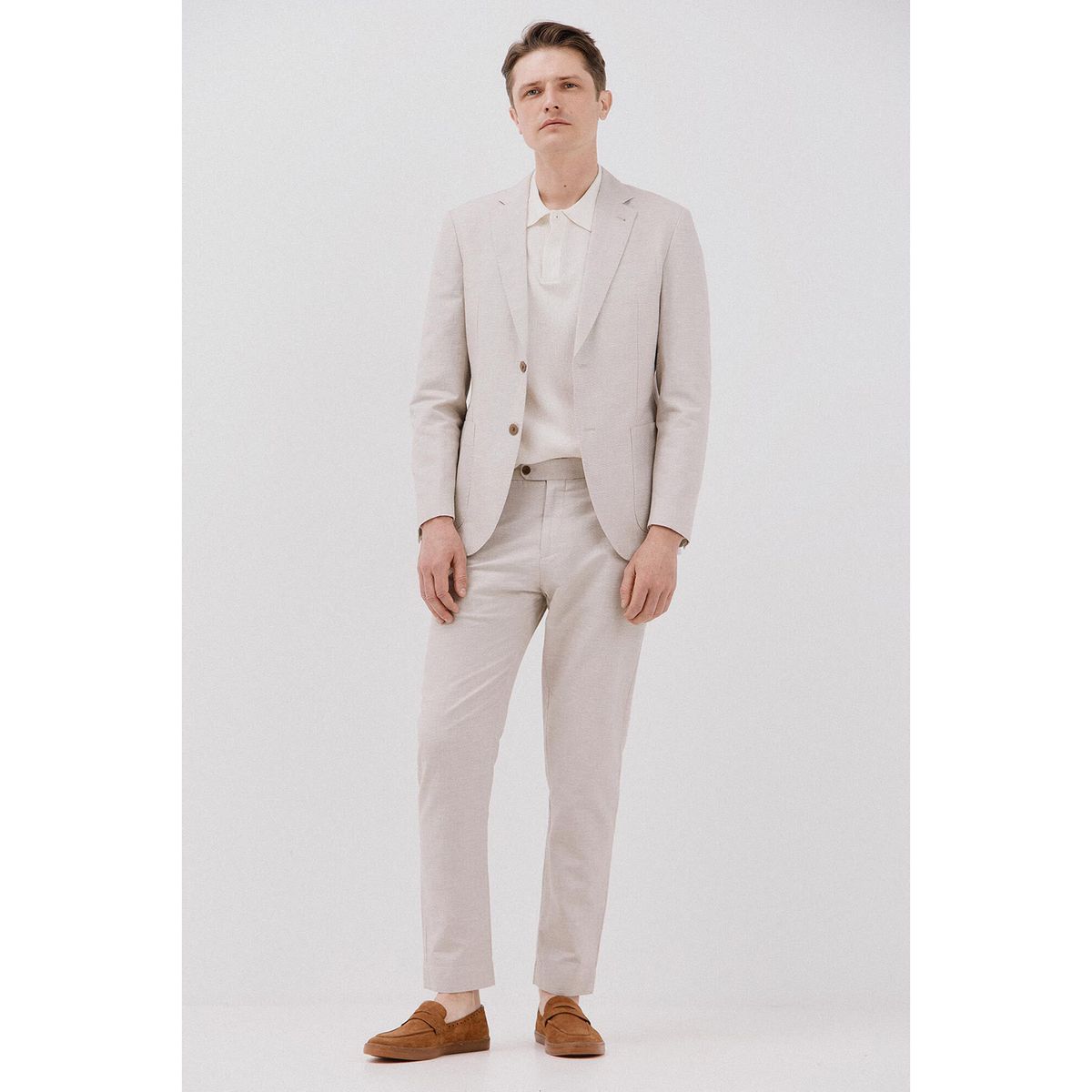 CORTEFIEL - Pantaló Algodón Casual Hombre Cortefiel