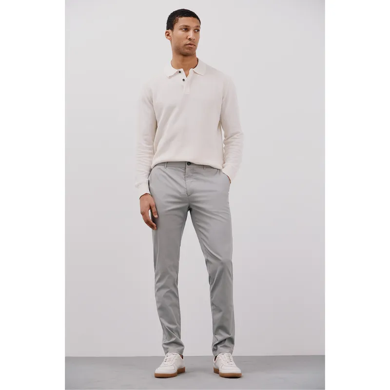 CORTEFIEL - Pantalón Algodón Casual Hombre Cortefiel