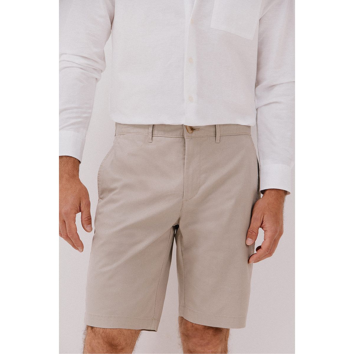 CORTEFIEL - Short Jean Algodón Casual Hombre Cortefiel