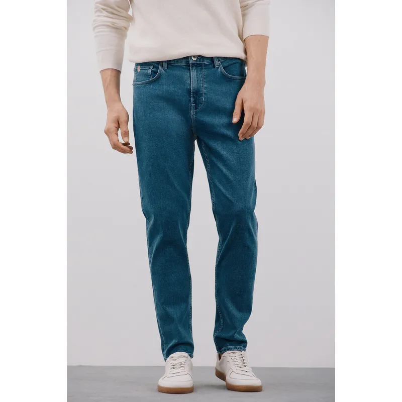 CORTEFIEL - Pantalón Algodón Casual Hombre Cortefiel