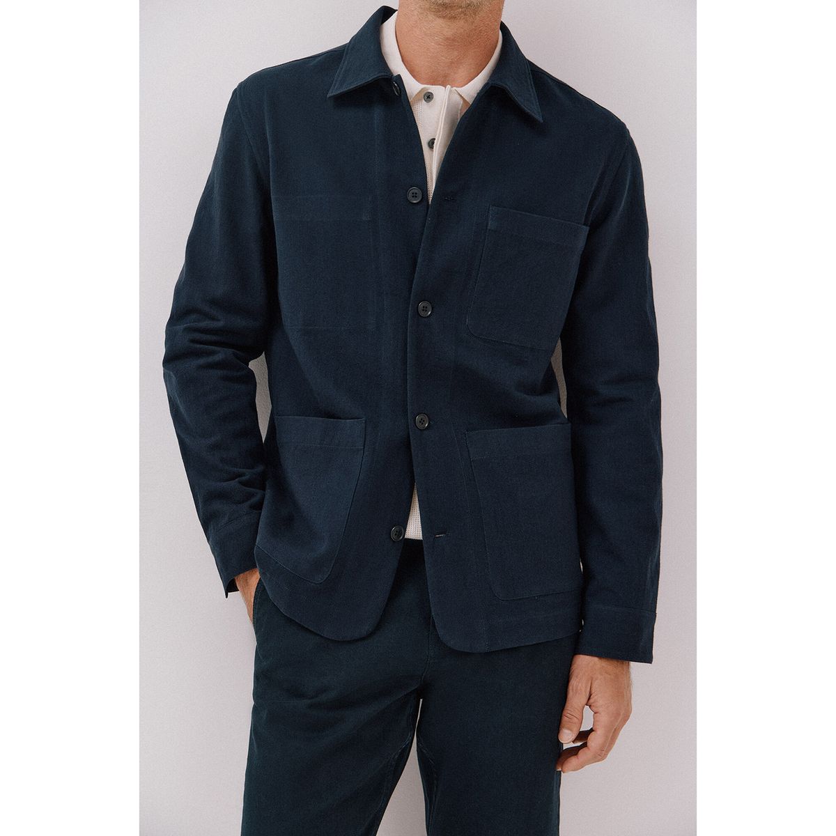 CORTEFIEL - Camisa Algodón Casual Hombre Cortefiel