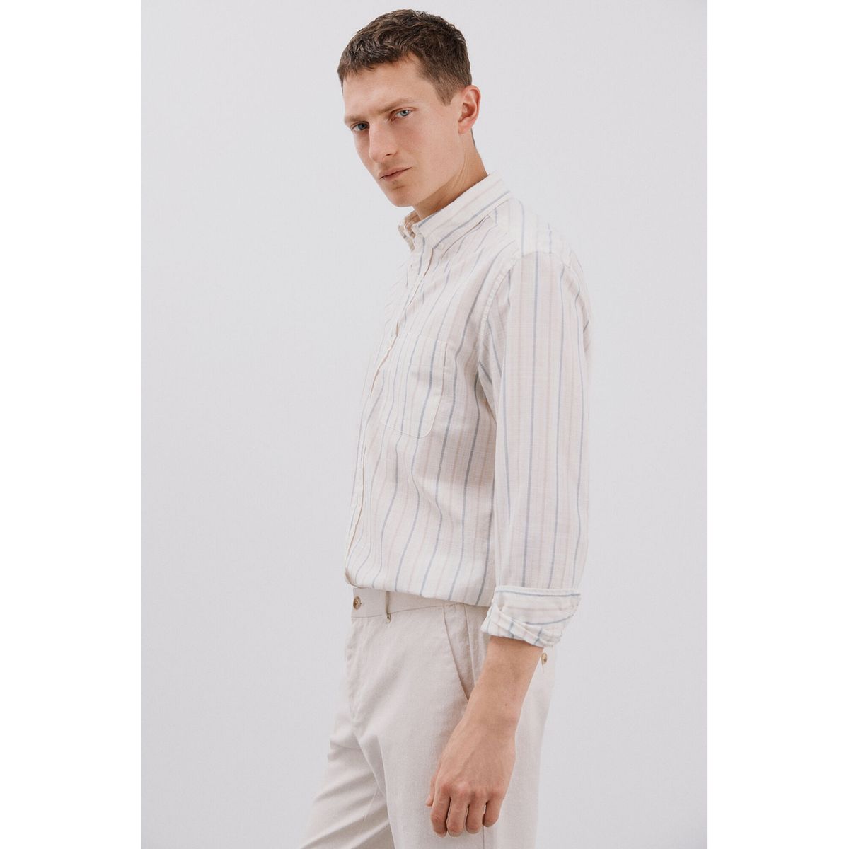 CORTEFIEL - Camisa 100% Algodón Casual Hombre Cortefiel