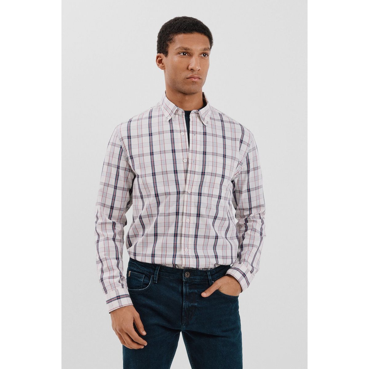 CORTEFIEL - Camisa 100% Algodón Casual Hombre Cortefiel