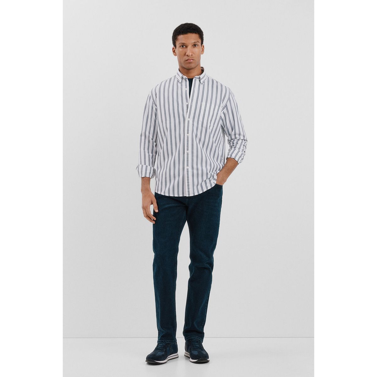 CORTEFIEL - Camisa 100% Algodón Casual Hombre Cortefiel