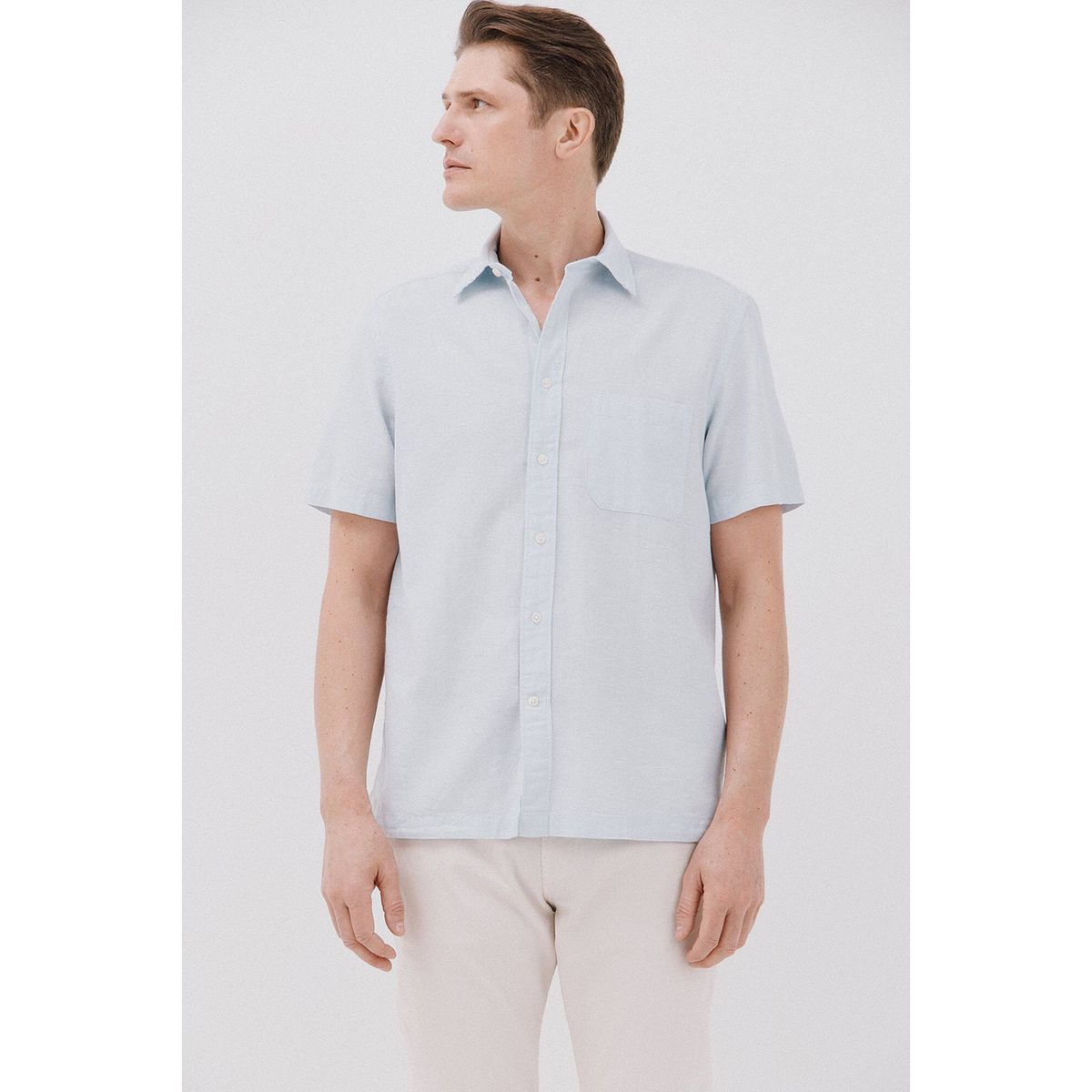 CORTEFIEL - Camisa Algodón Casual Hombre Cortefiel