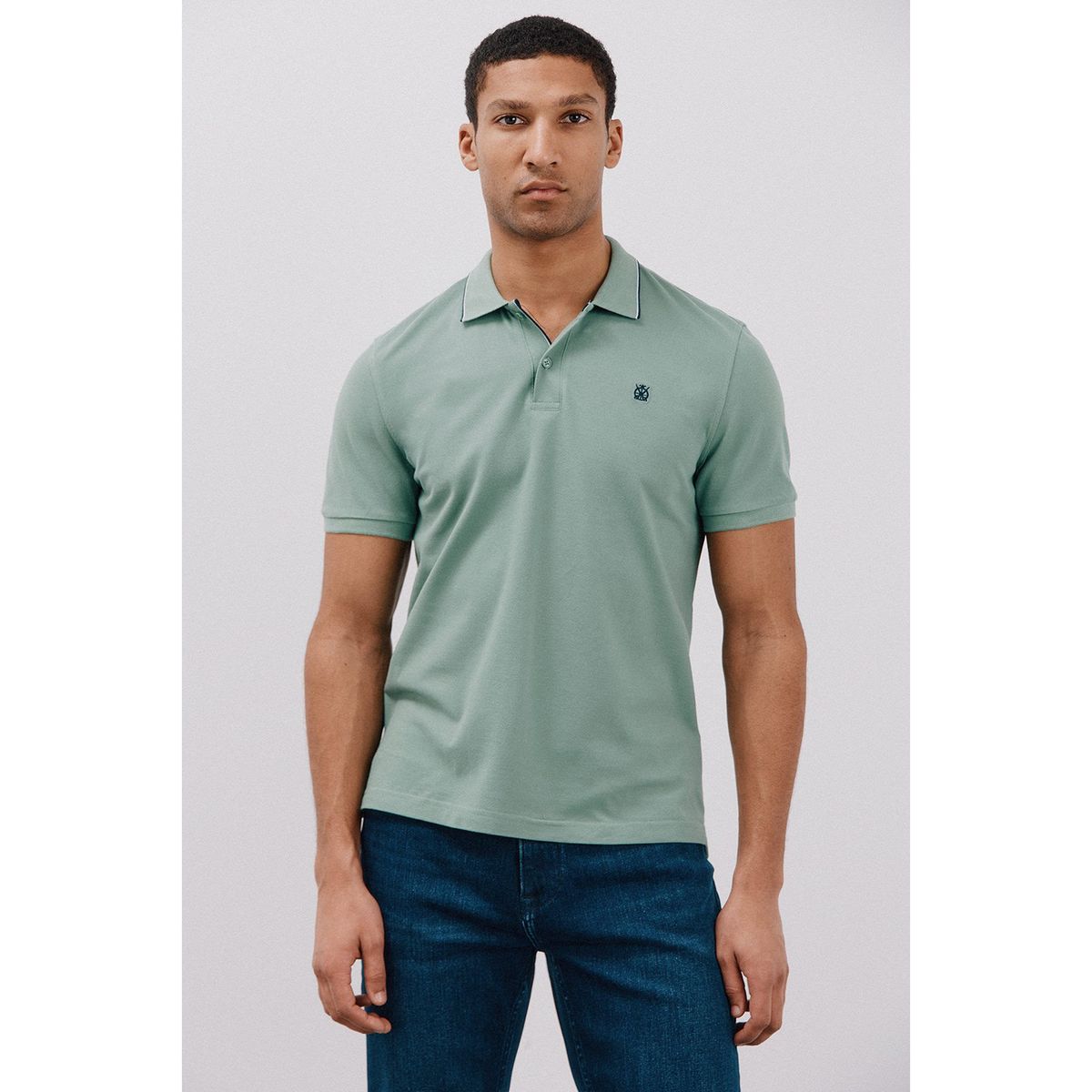 CORTEFIEL - Polo 100% Algodón Casual Hombre Cortefiel