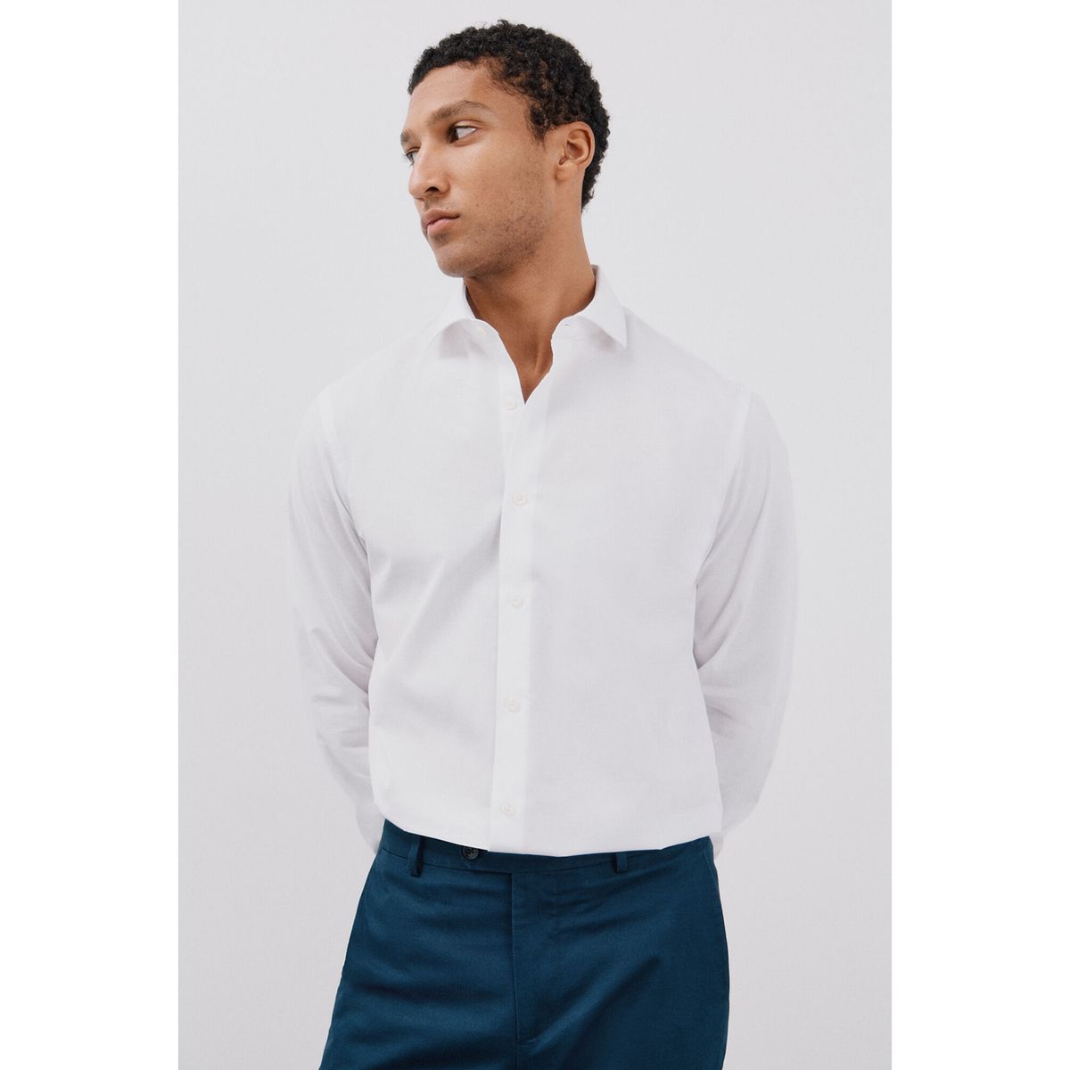 CORTEFIEL - Camisa 100% Algodón Casual Hombre Cortefiel