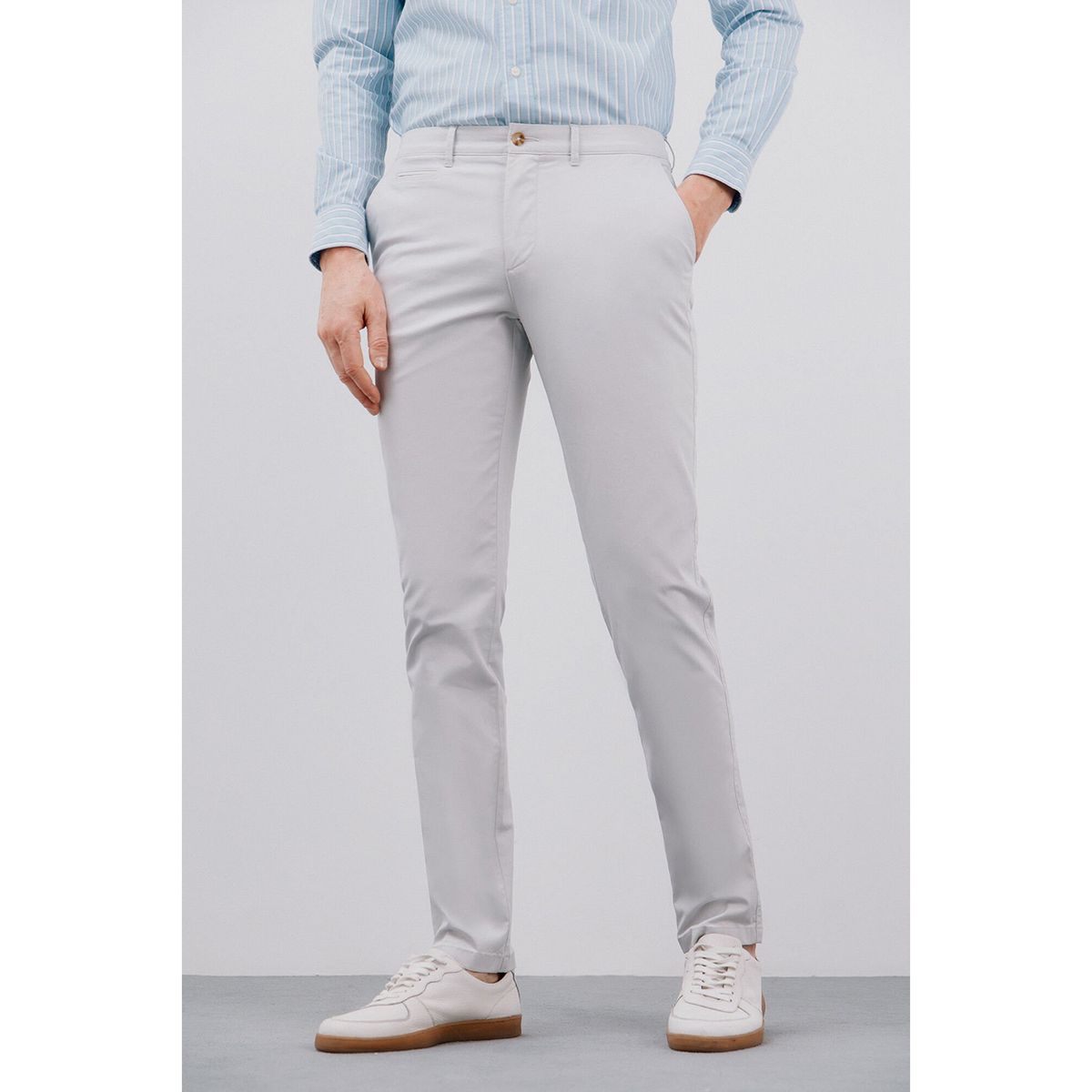 CORTEFIEL - Pantalón Algodón Casual Hombre Cortefiel.