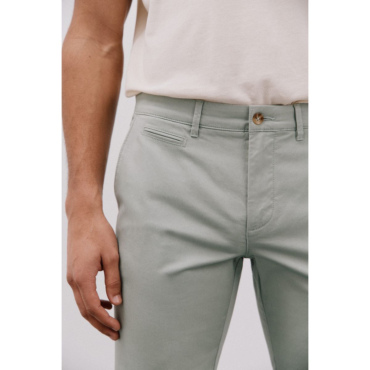 CORTEFIEL - Pantalón Algodón Casual Hombre Cortefiel.