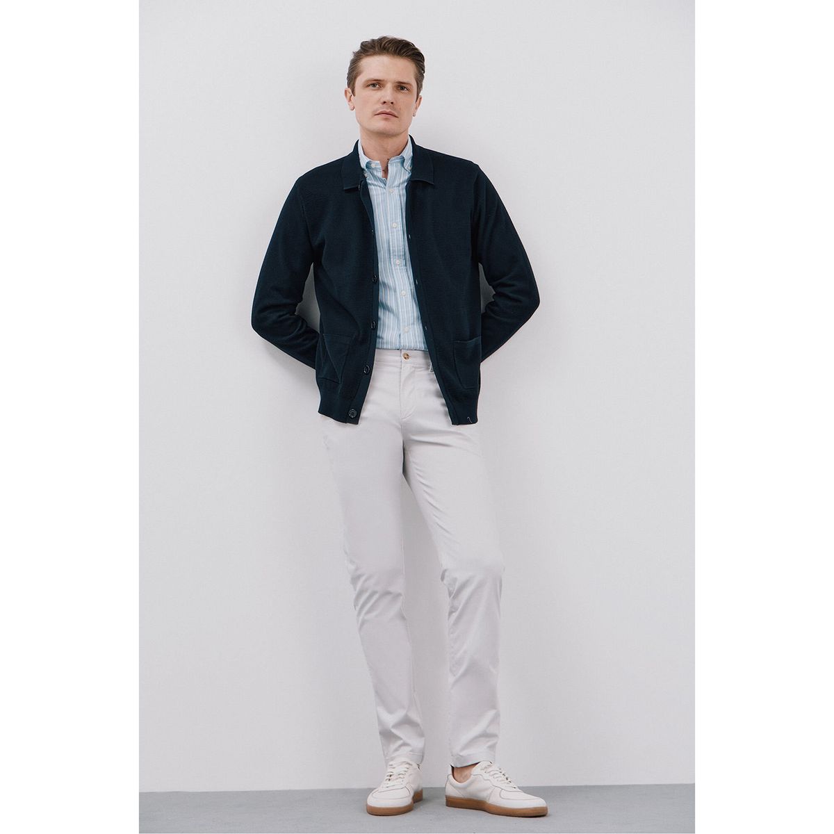 CORTEFIEL - Pantalón Algodón Casual Hombre Cortefiel.