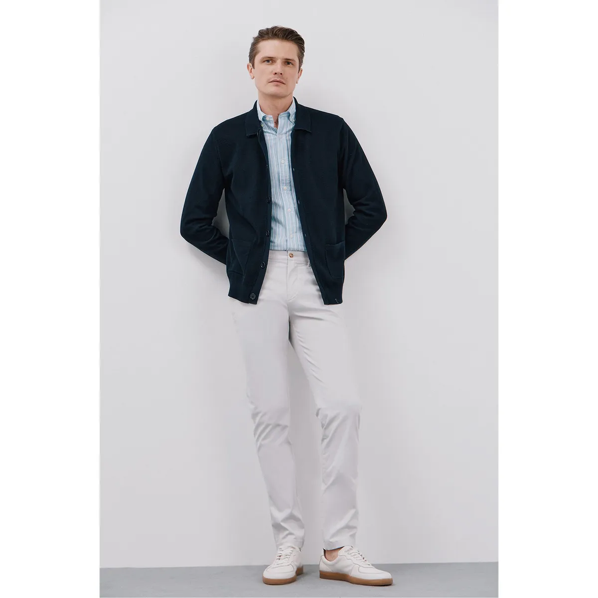 CORTEFIEL - Pantalón Algodón Casual Hombre Cortefiel.