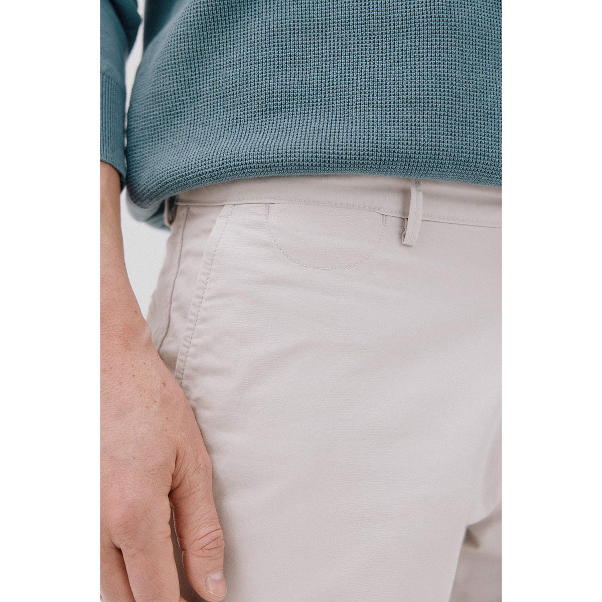 CORTEFIEL - Short Jean Algodón Casual Hombre Cortefiel.