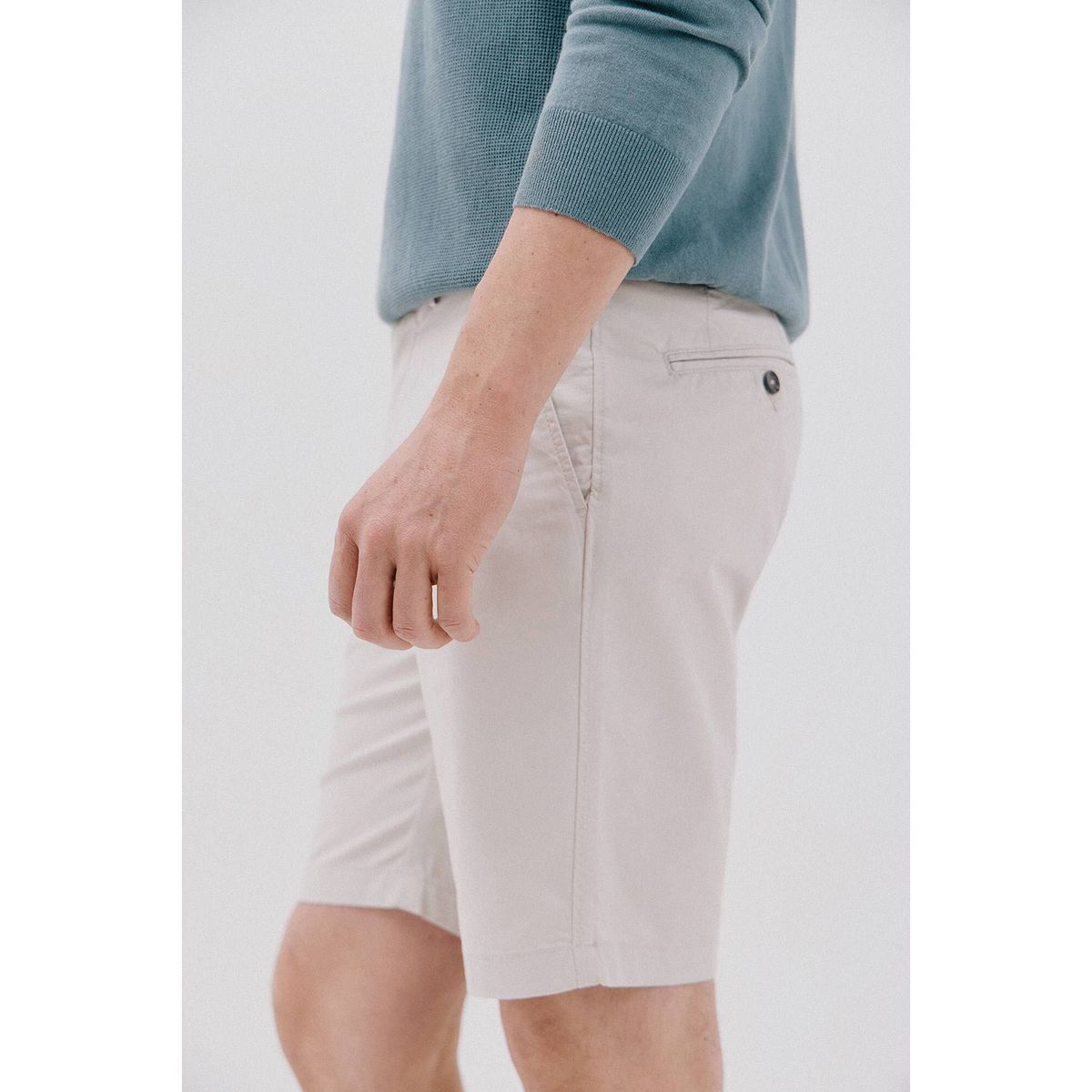 CORTEFIEL - Short Jean Algodón Casual Hombre Cortefiel.