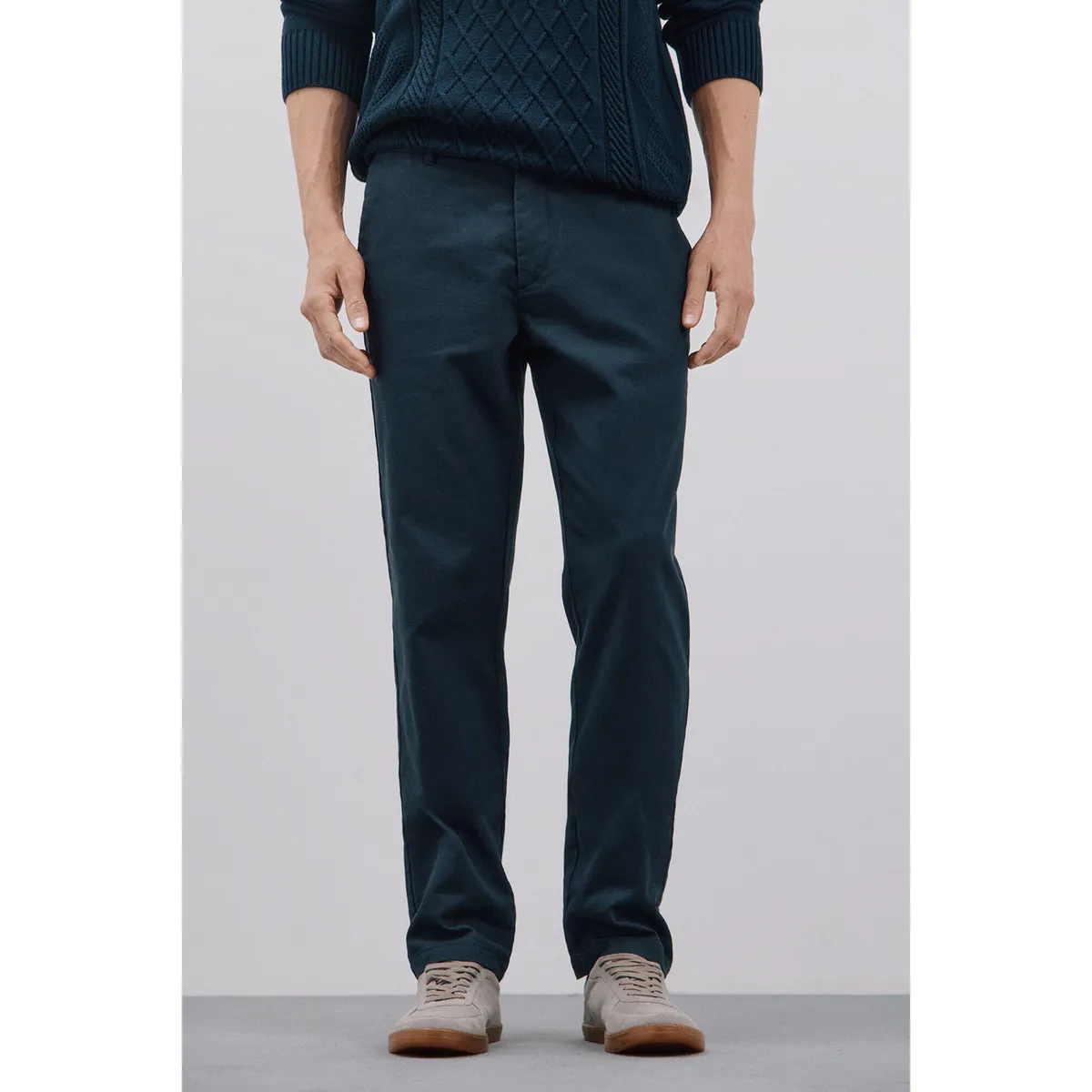 CORTEFIEL - Pantalón Algodón Casual Hombre Cortefiel.