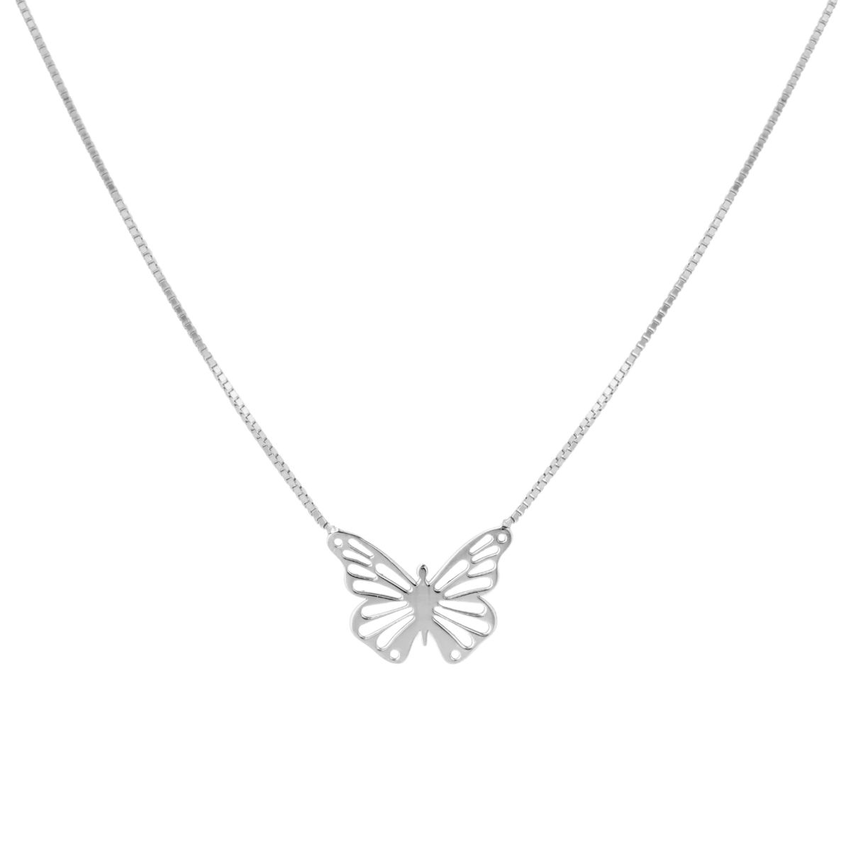 MAISHA - Collar Silver Butterfly Plata 925