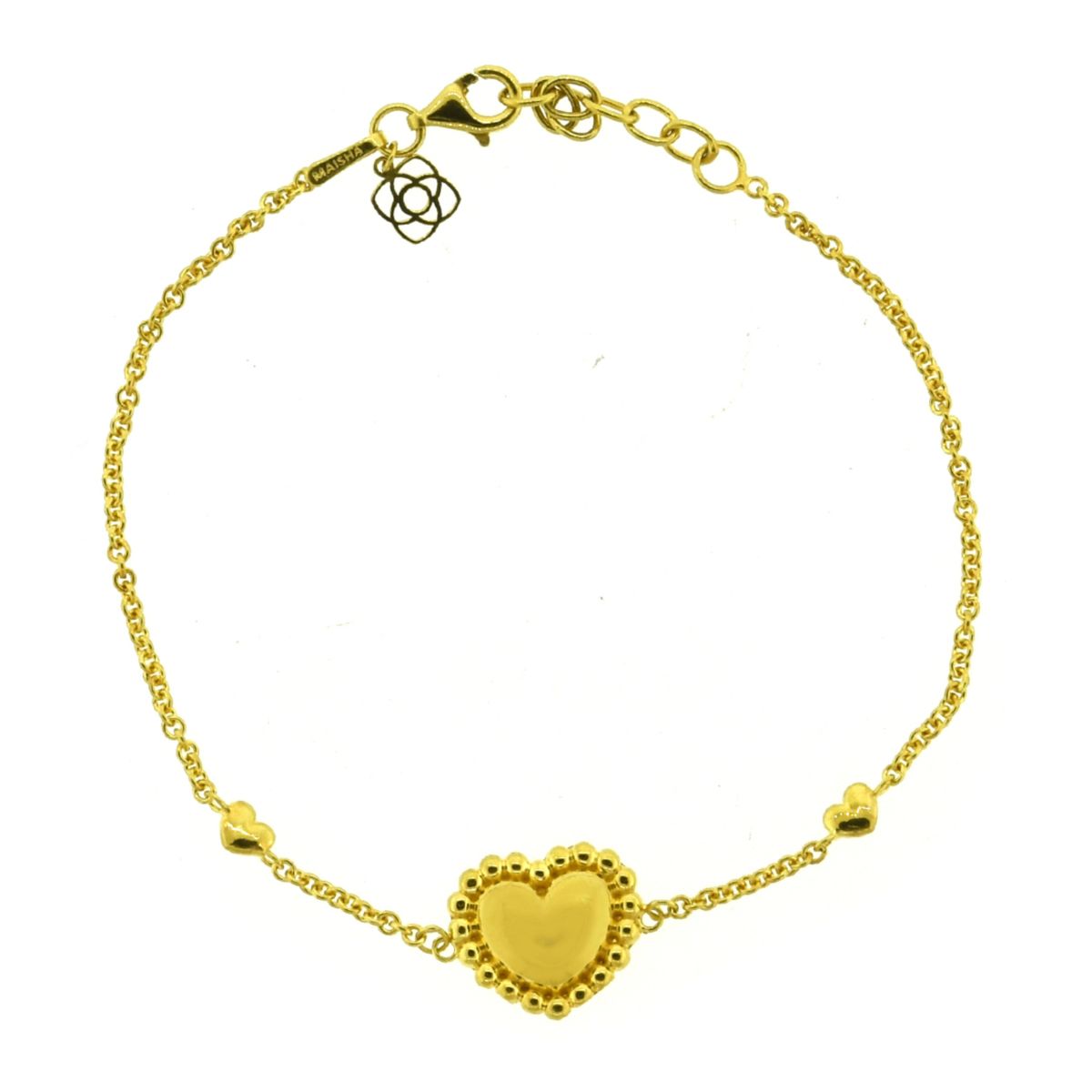 MAISHA - Pulsera Love Treasure Bañado En Oro