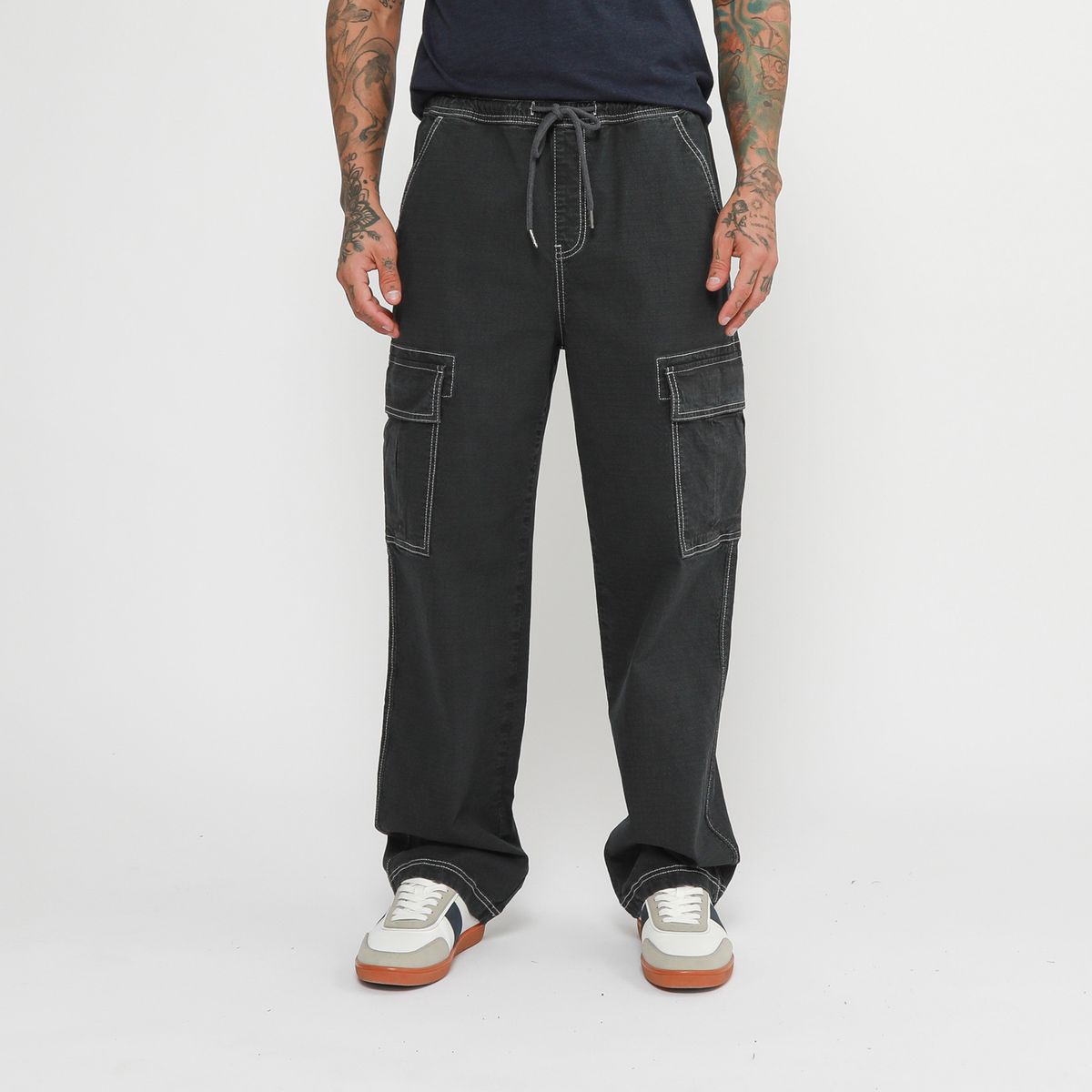 ECKO - Pantalón Cargo Casual Hombre Ecko