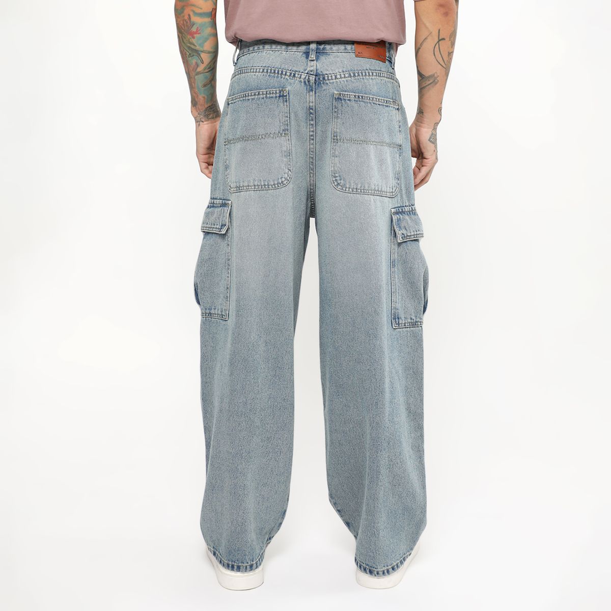 DENIMLAB - Jean Baggy Cargo Casual Hombre Denimlab