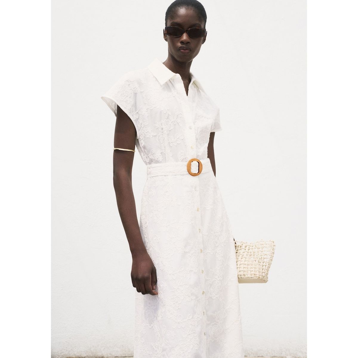 MANGO - Vestido Midi Mujer Mango