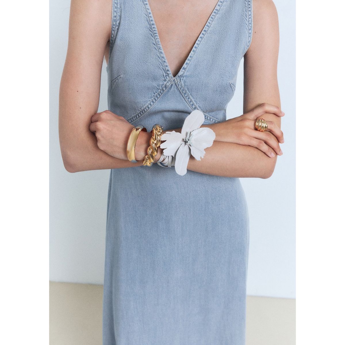 MANGO - Vestido Midi Mujer Mango