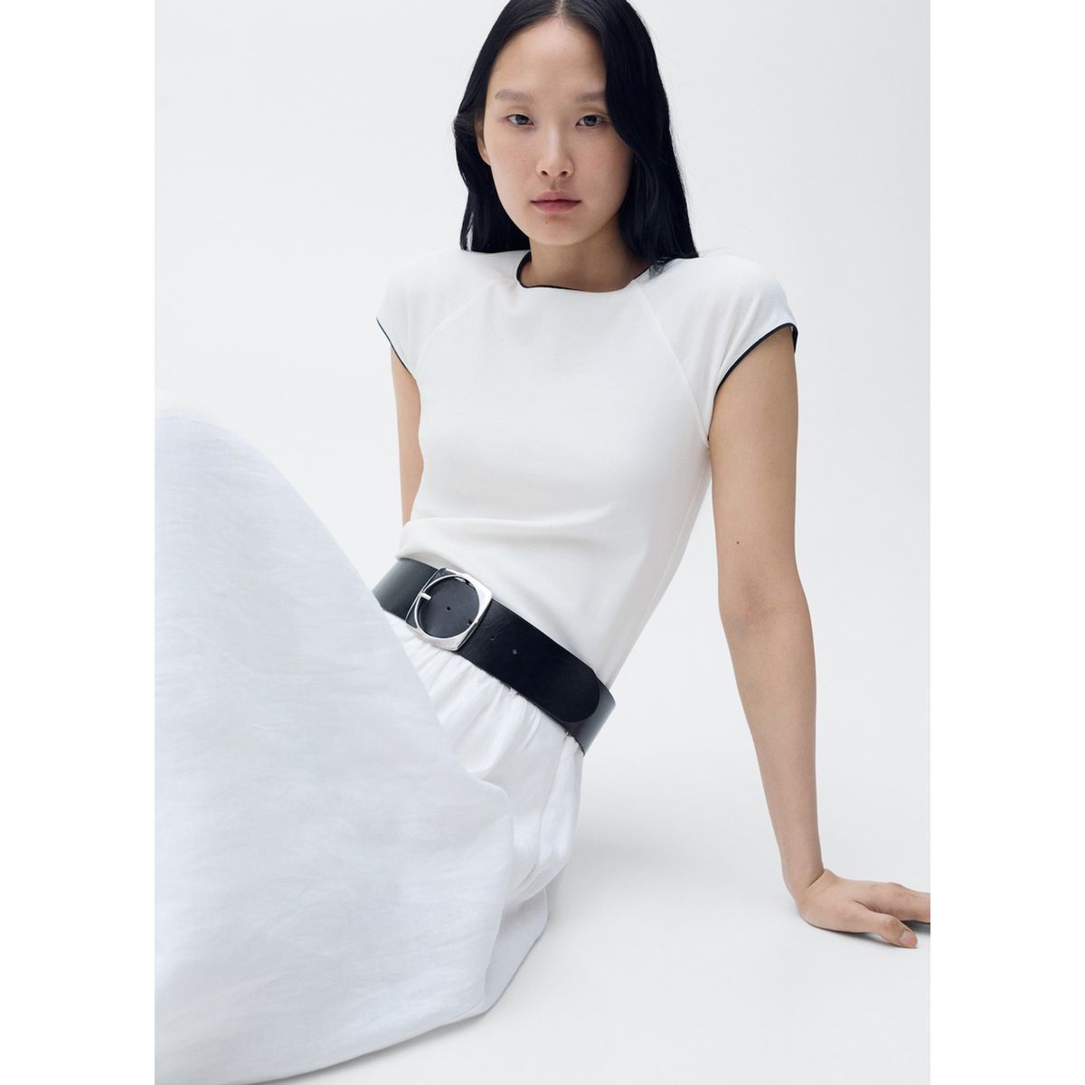 MANGO - Polo Algodón Mujer Mango