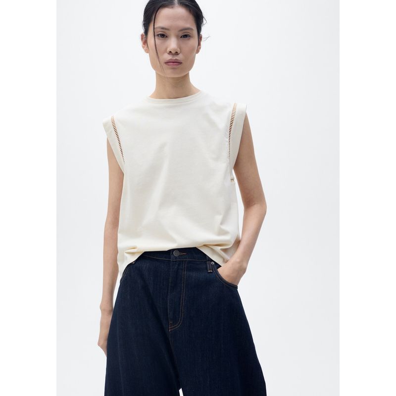 MANGO - Polo 100% Algodón Mujer Mango