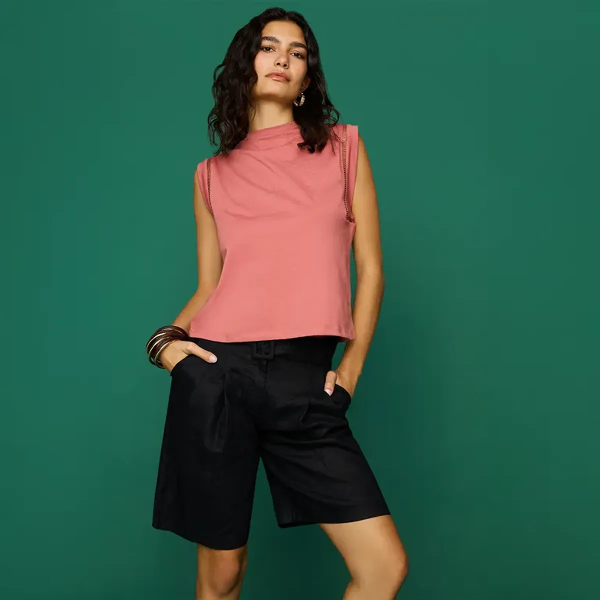MANGO - Polo 100% Algodón Mujer Mango
