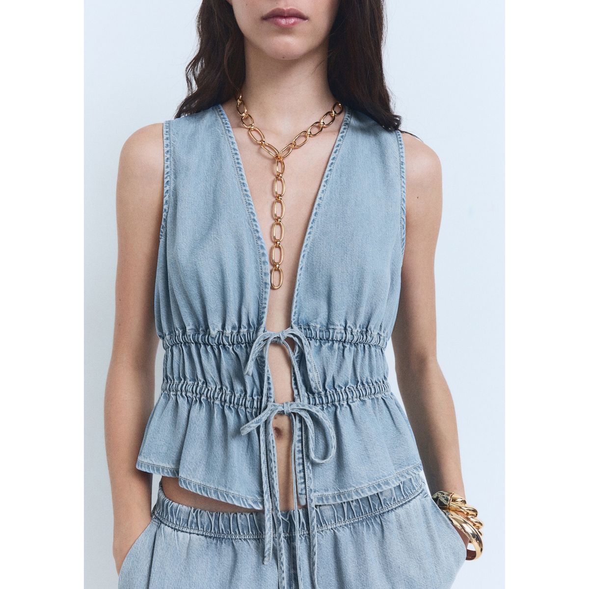 MANGO - Top Casual Mujer Mango