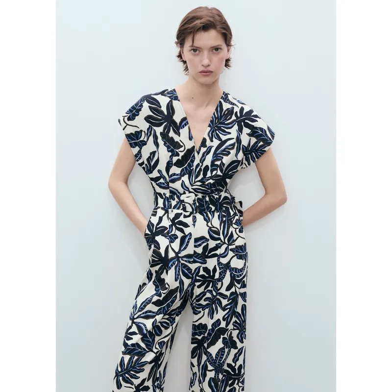 MANGO - Enterizo Casual Mujer Mango