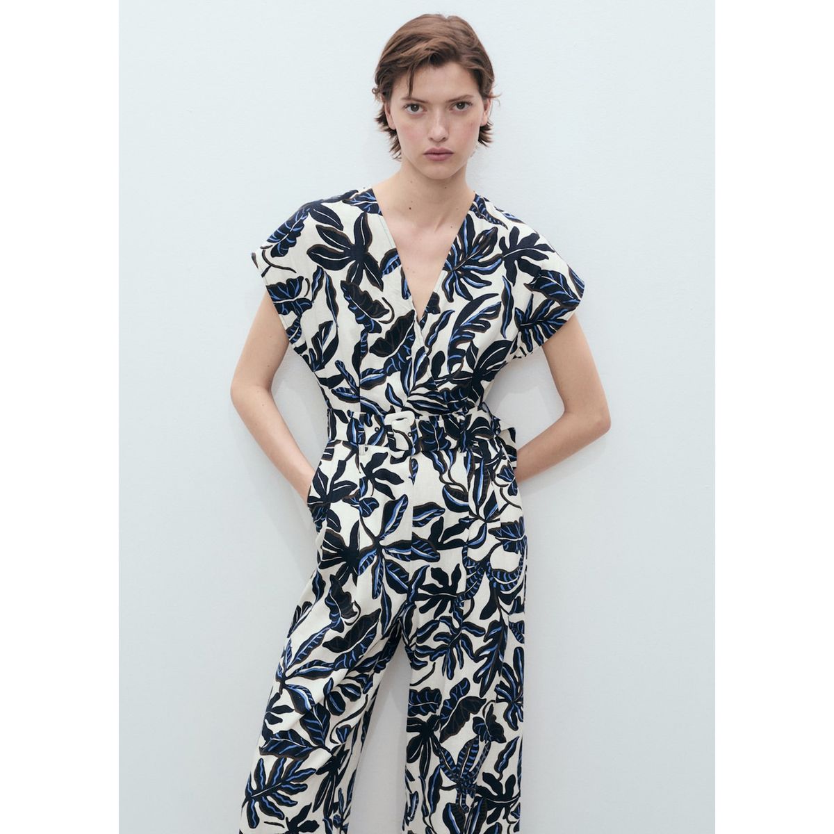 MANGO - Enterizo Casual Mujer Mango