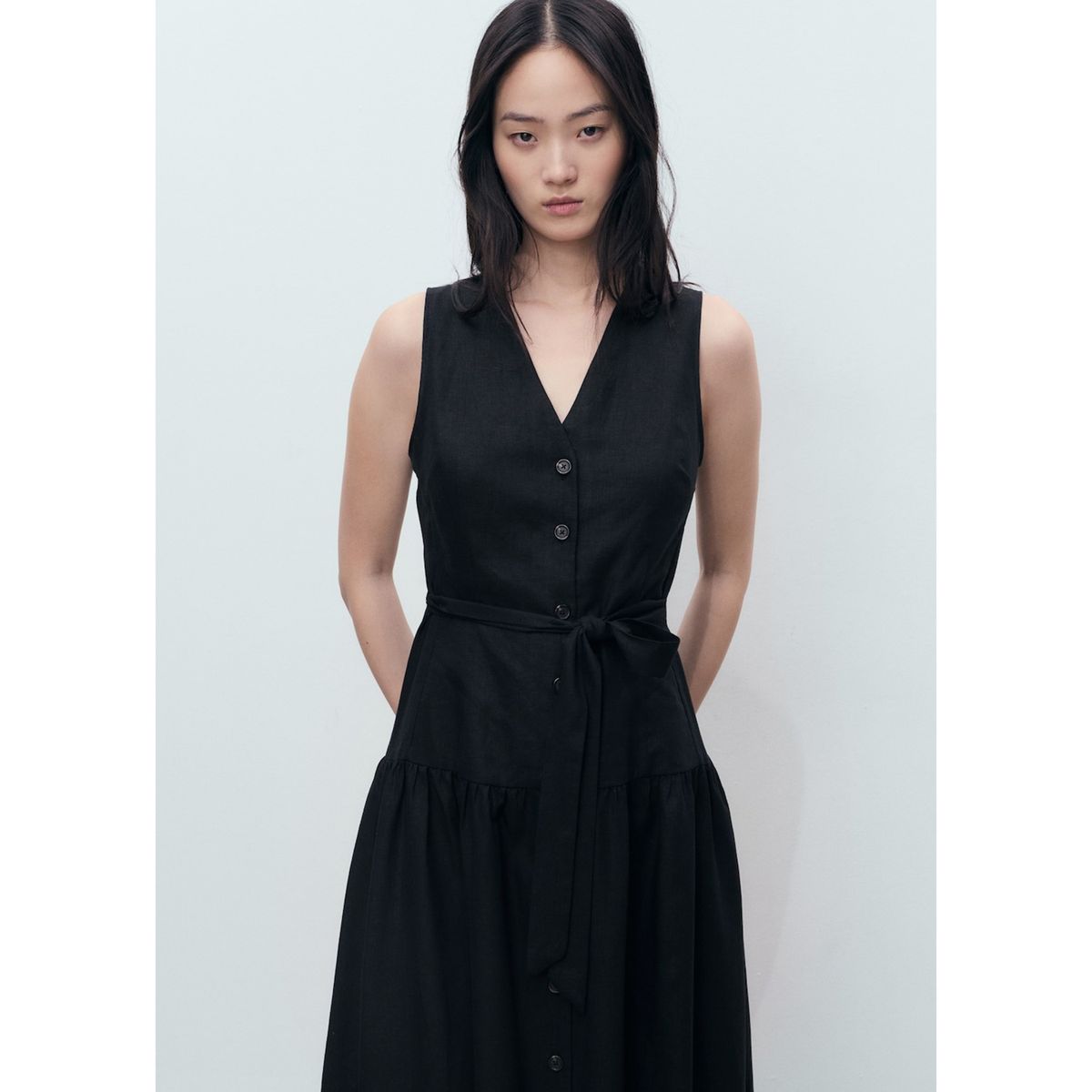 MANGO - Vestido Largo Mujer Mango