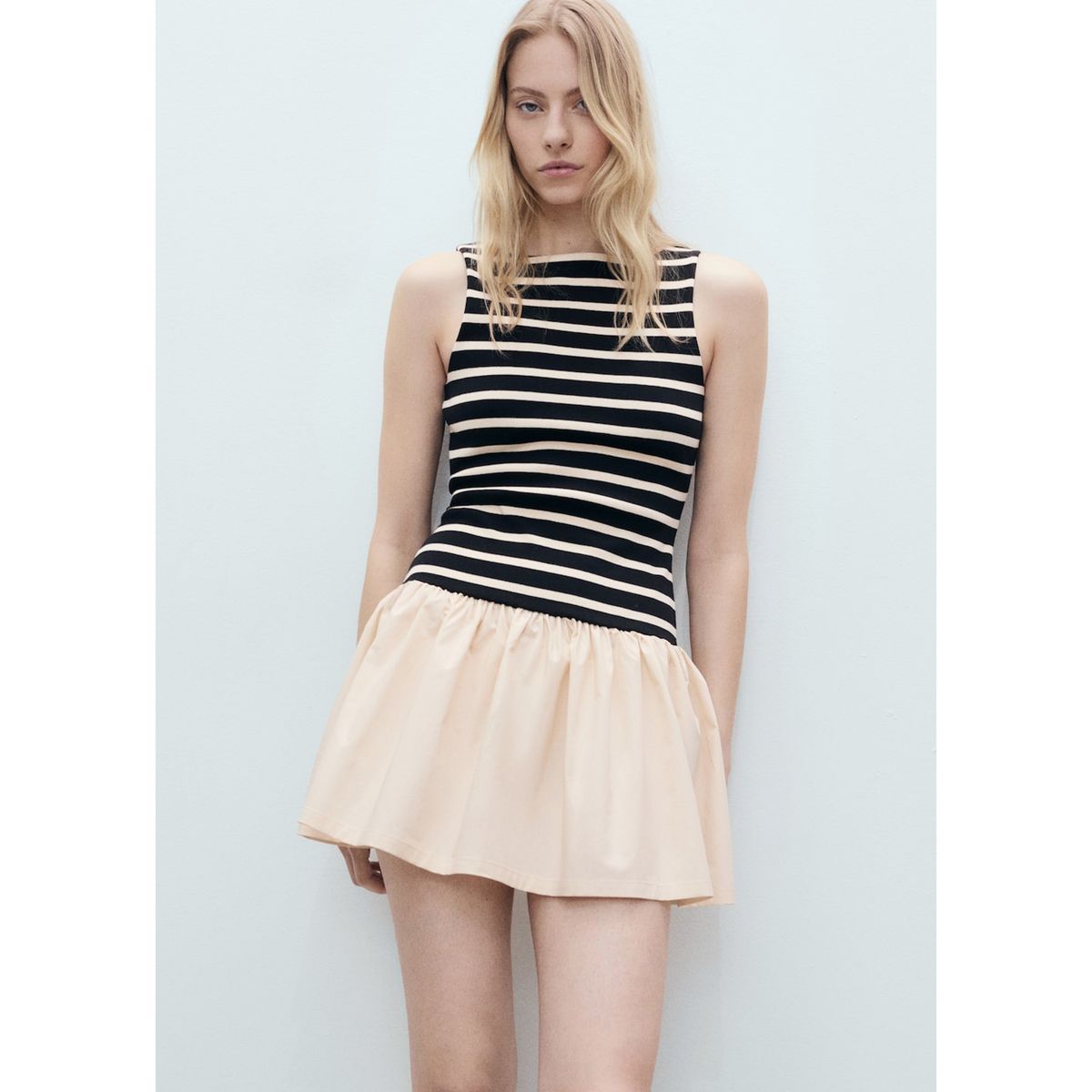 MANGO - Vestido Mini 100% Algodón Mujer Mango