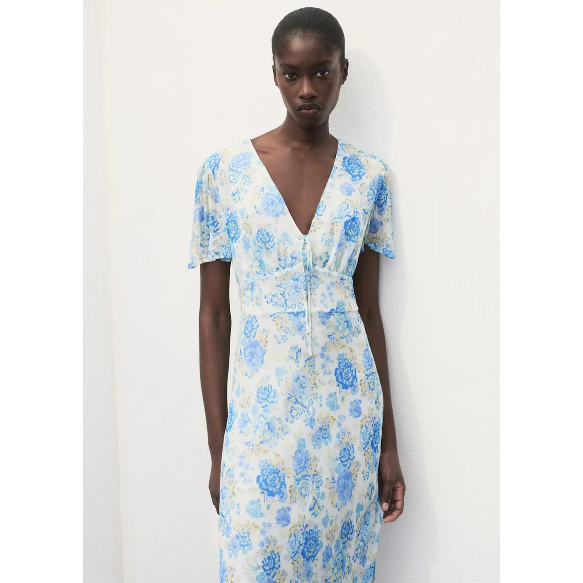 MANGO - Vestido Largo Mujer Mango