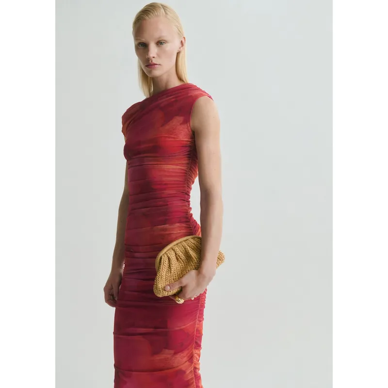 MANGO - Vestido Largo Mujer Mango