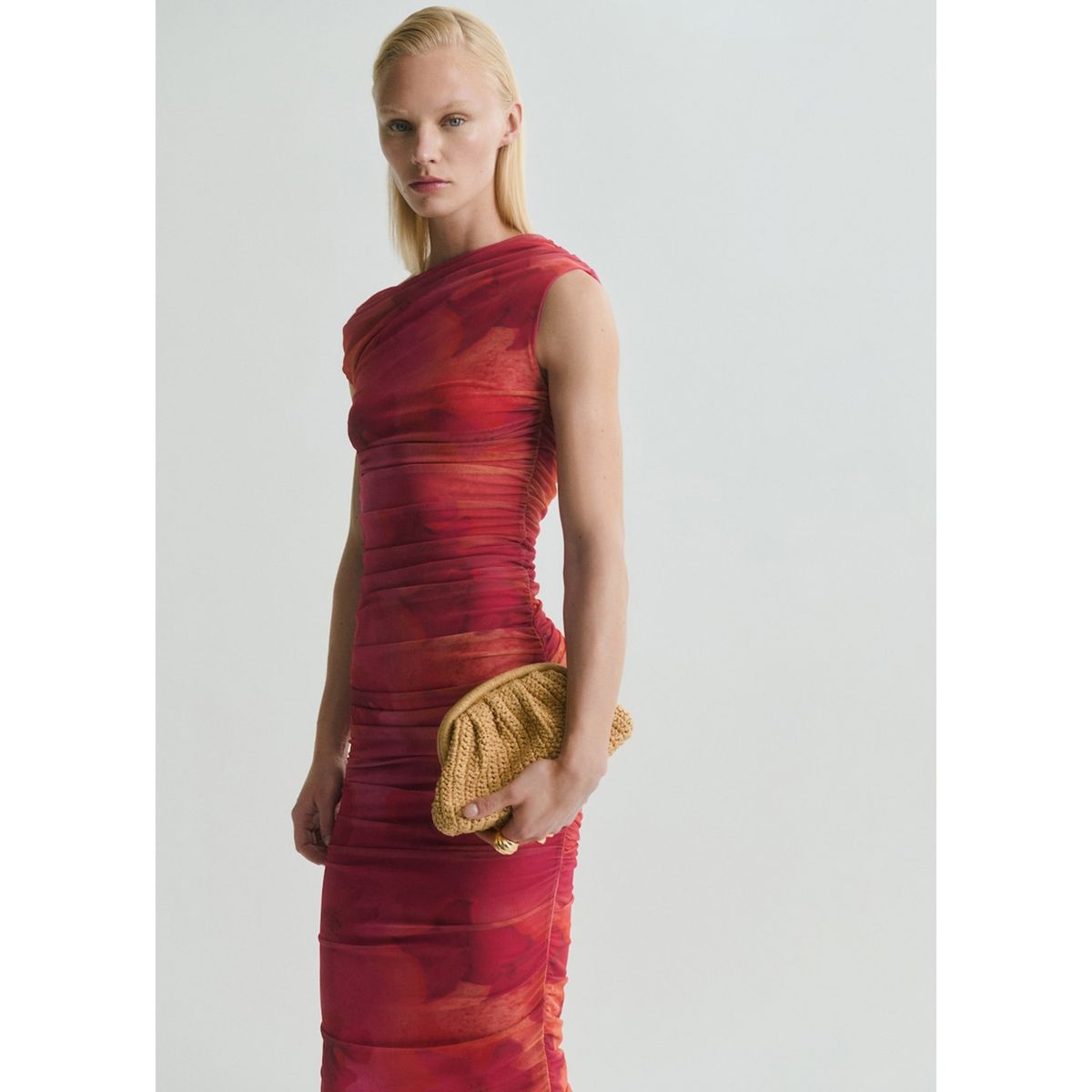 MANGO - Vestido Largo Mujer Mango