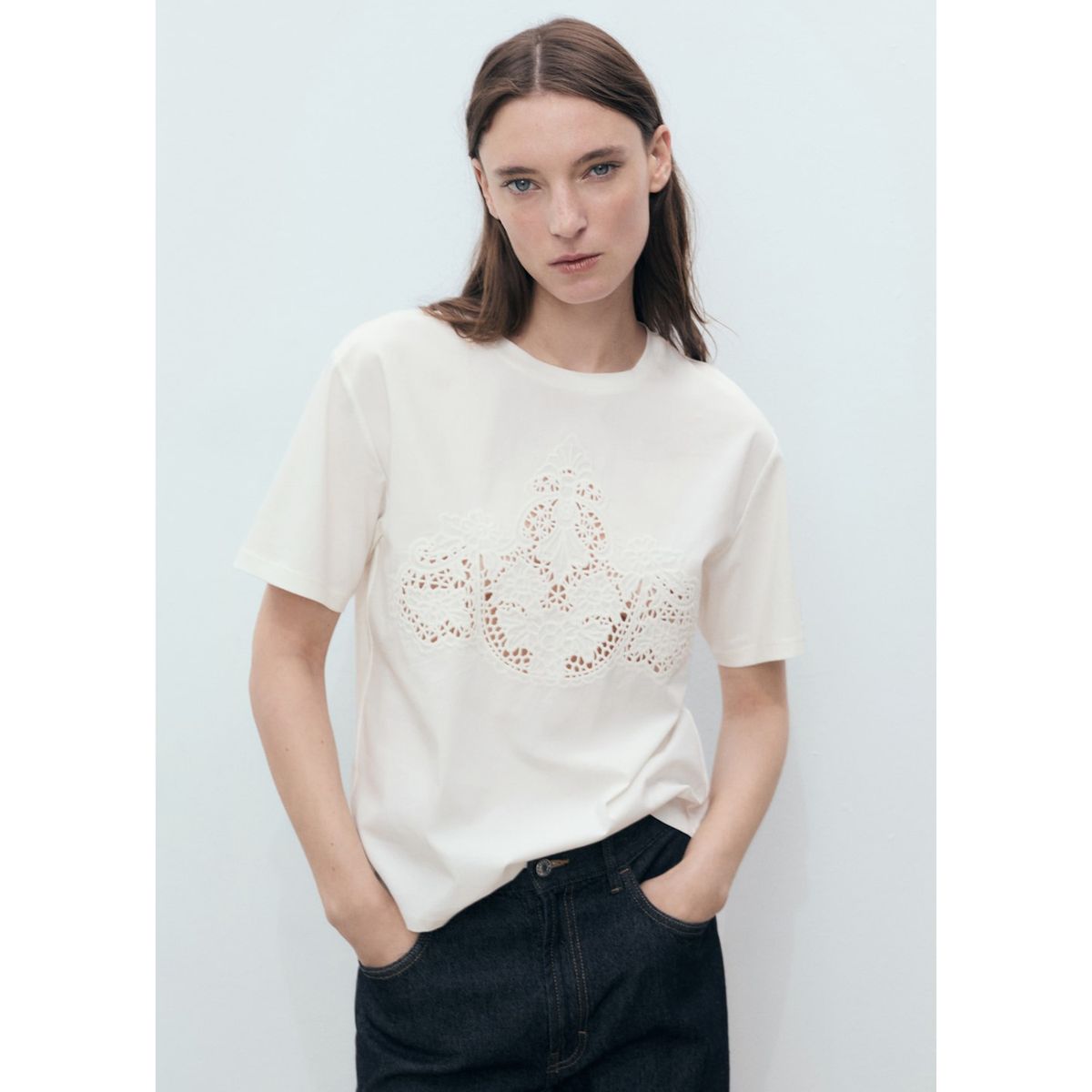 MANGO - Polo 100% Algodón Mujer Mango