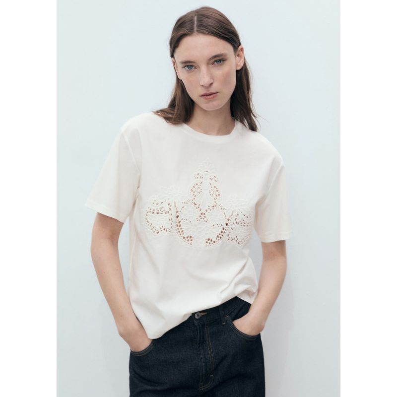 MANGO - Polo 100% Algodón Mujer Mango