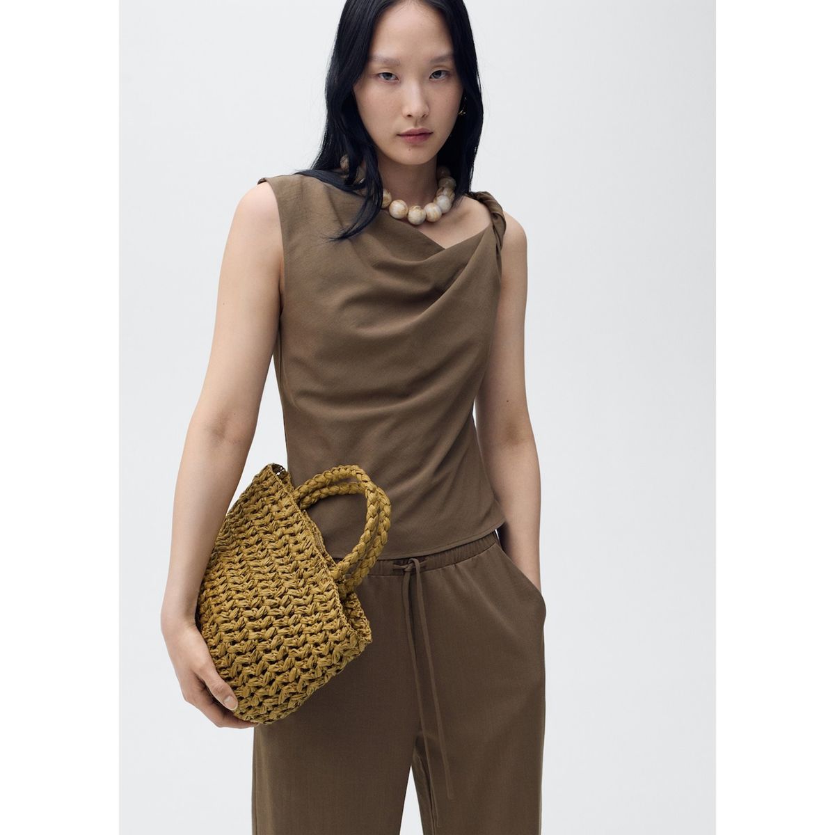 MANGO - Top Casual Mujer Mango